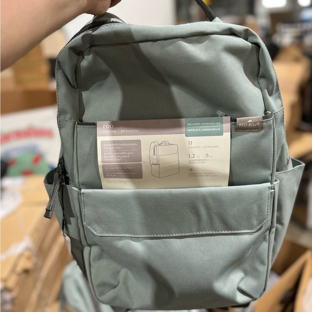 Red Rovr Roo Diaper Bag Backpack